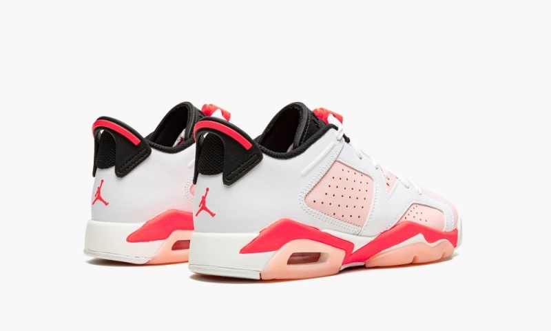 Nike Air Jordan 6 Low GS 'Atmosphere' Lasten Kengät Valkoinen Pinkki Punainen | 304INGRVQ