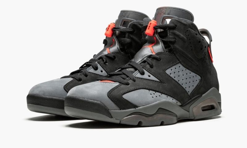 Nike Air Jordan 6 'PSG - Paris Saint Germain' Miesten Kengät Mustat Punainen Harmaat | 340RFCXYG