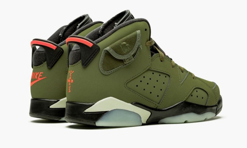 Nike Air Jordan 6 PS 'Cactus Jack - Travis Scott' Lasten Kengät Oliivinvihreä Mustat | 069NMPKCL