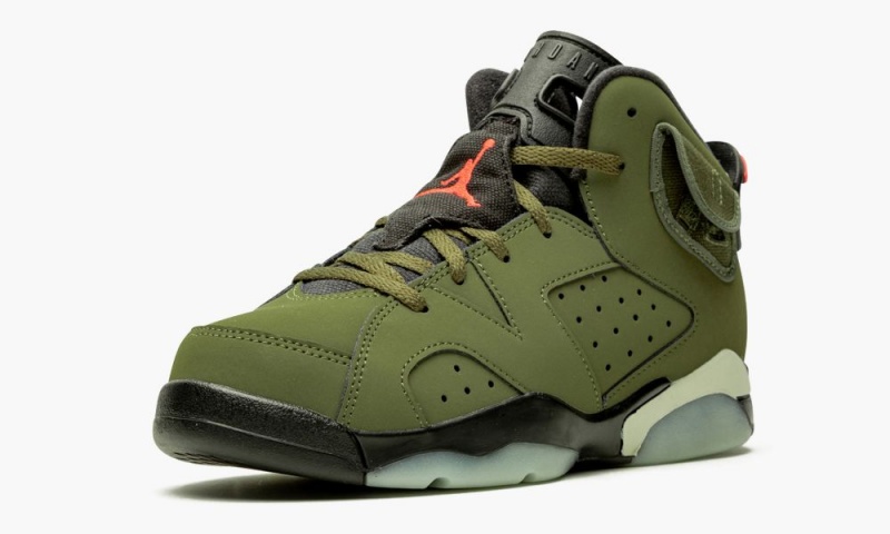 Nike Air Jordan 6 PS 'Cactus Jack - Travis Scott' Lasten Kengät Oliivinvihreä Mustat | 069NMPKCL