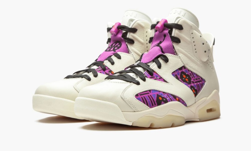 Nike Air Jordan 6 'Quai 54 - Purple' Miesten Kengät Mustat Oranssi | 942LVNSKX