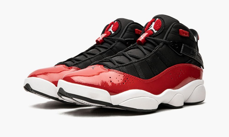 Nike Air Jordan 6 RINGS Miesten Kengät Mustat Punainen Valkoinen | 517KMBIQW