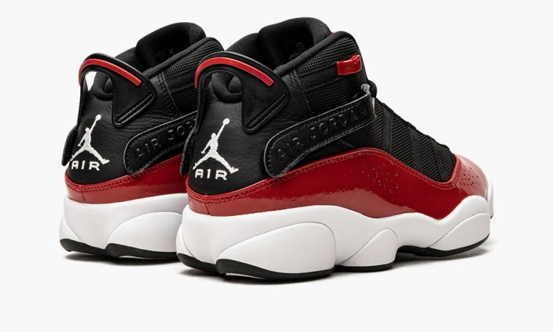 Nike Air Jordan 6 RINGS Miesten Kengät Mustat Punainen Valkoinen | 517KMBIQW
