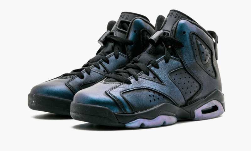 Nike Air Jordan 6 Retro AS BG 'All-Star - Chameleon' Lasten Kengät Mustat Valkoinen | 674GTPQRI