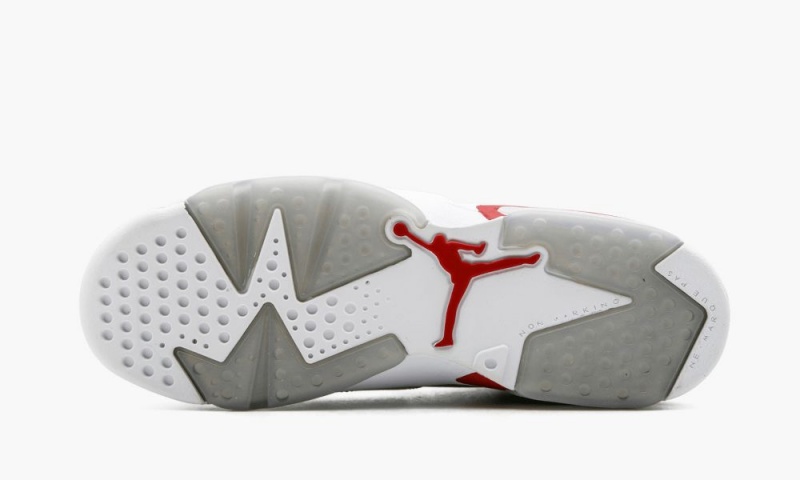 Nike Air Jordan 6 Retro BG 'Alternate' Lasten Kengät Valkoinen Punainen Platina | 415KCWZRF