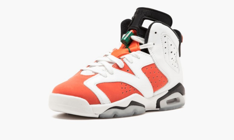 Nike Air Jordan 6 Retro BG 'Gatorade' Lasten Kengät Valkoinen Oranssi Mustat | 829STZLIG