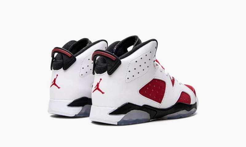 Nike Air Jordan 6 Retro BP 'Carmine' Lasten Kengät Valkoinen Mustat Punainen | 265WSLMCG