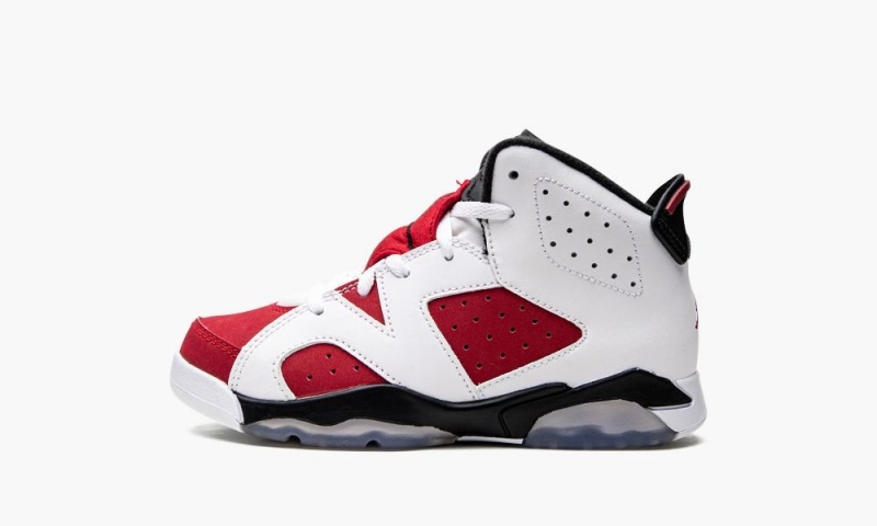 Nike Air Jordan 6 Retro BP \'Carmine\' Lasten Kengät Valkoinen Mustat Punainen | 265WSLMCG