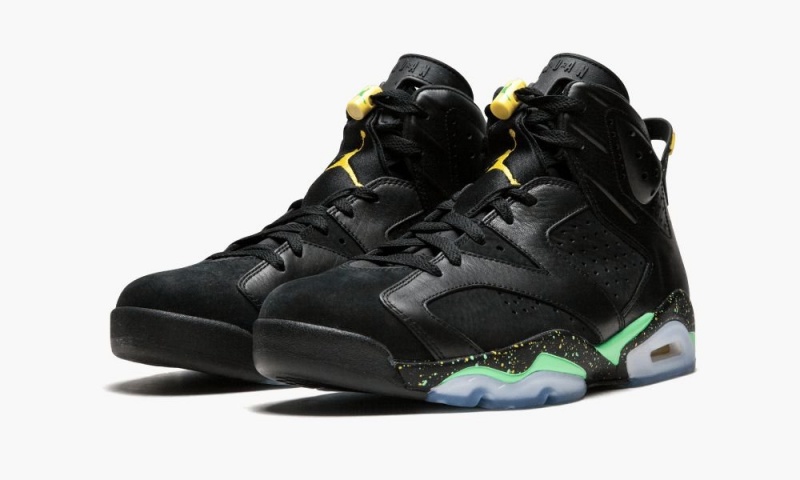 Nike Air Jordan 6 Retro 'Brazil Pack' Miesten Kengät Mustat Vihreä Keltainen | 196TEJZQI