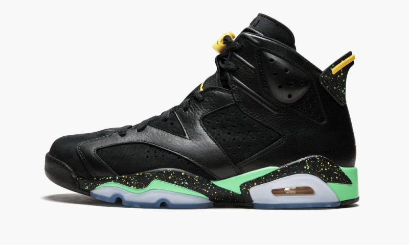Nike Air Jordan 6 Retro \'Brazil Pack\' Miesten Kengät Mustat Vihreä Keltainen | 196TEJZQI