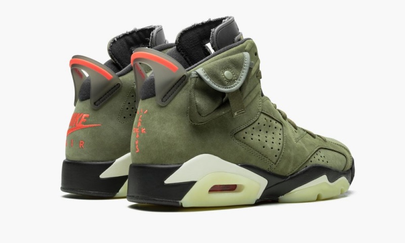 Nike Air Jordan 6 Retro 'Cactus Jack - Travis Scott' Miesten Kengät Oliivinvihreä Mustat | 567VQKIGU
