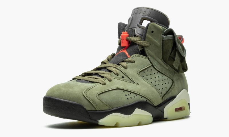 Nike Air Jordan 6 Retro 'Cactus Jack - Travis Scott' Miesten Kengät Oliivinvihreä Mustat | 567VQKIGU