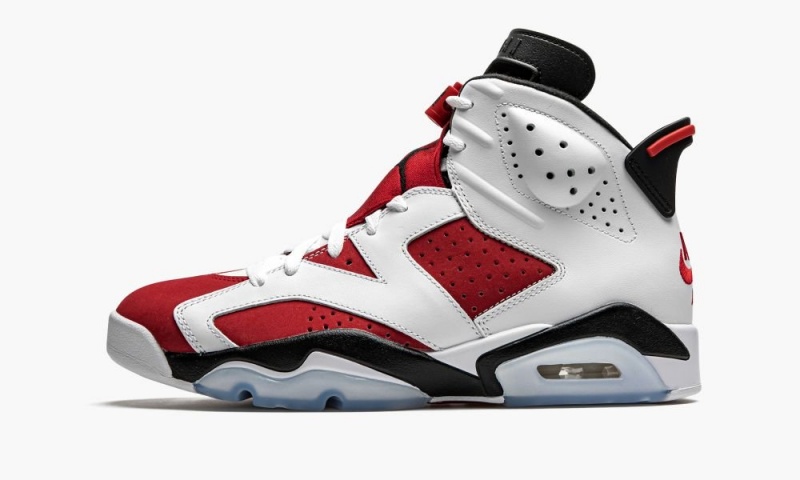 Nike Air Jordan 6 Retro \'Carmine 2021\' Miesten Kengät Mustat Valkoinen Punainen | 065BKFZRL