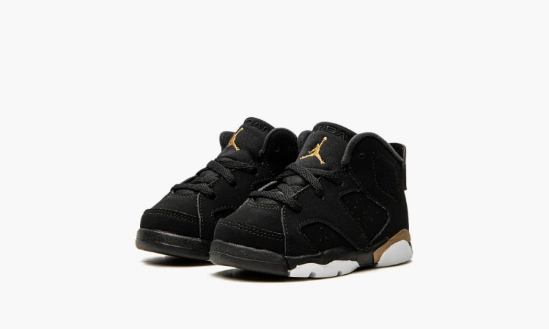 Nike Air Jordan 6 Retro DMP TD 'DMP' Lasten Kengät Mustat Metal Kultaiset Mustat | 039DGVLYB