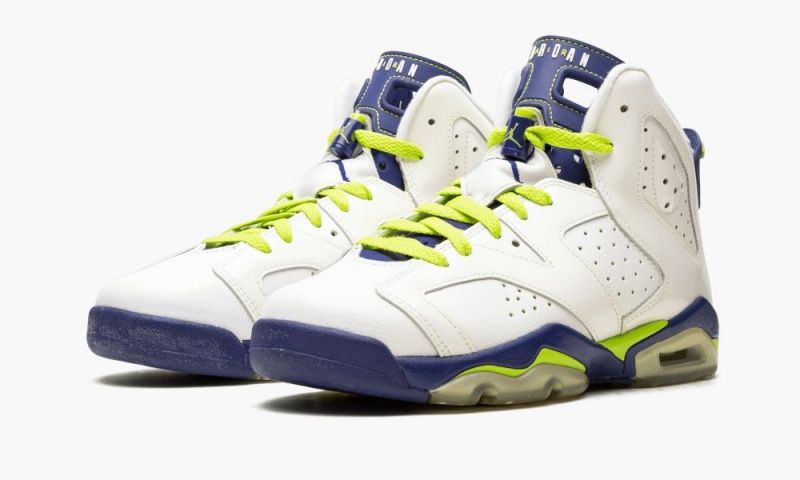 Nike Air Jordan 6 Retro GG 'Fierce Green' Lasten Kengät Valkoinen | 076RGKWHV