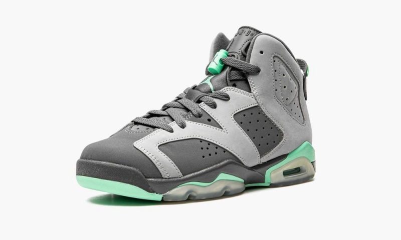 Nike Air Jordan 6 Retro GG 'Green Glow' Lasten Kengät Sininen Harmaat | 503EGTYFB