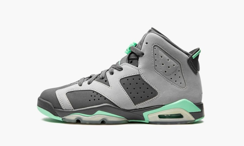 Nike Air Jordan 6 Retro GG \'Green Glow\' Lasten Kengät Sininen Harmaat | 503EGTYFB