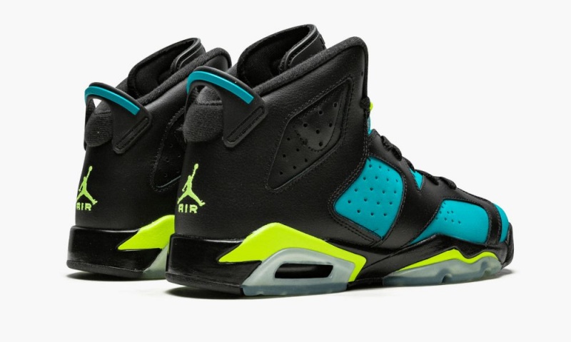 Nike Air Jordan 6 Retro GG 'Turbo Green' Lasten Kengät Mustat Vihreä | 083JOUHCQ