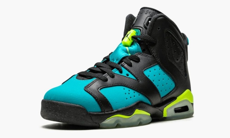Nike Air Jordan 6 Retro GG 'Turbo Green' Lasten Kengät Mustat Vihreä | 083JOUHCQ