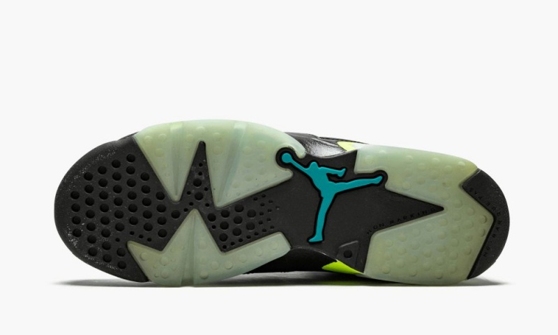 Nike Air Jordan 6 Retro GG 'Turbo Green' Lasten Kengät Mustat Vihreä | 083JOUHCQ