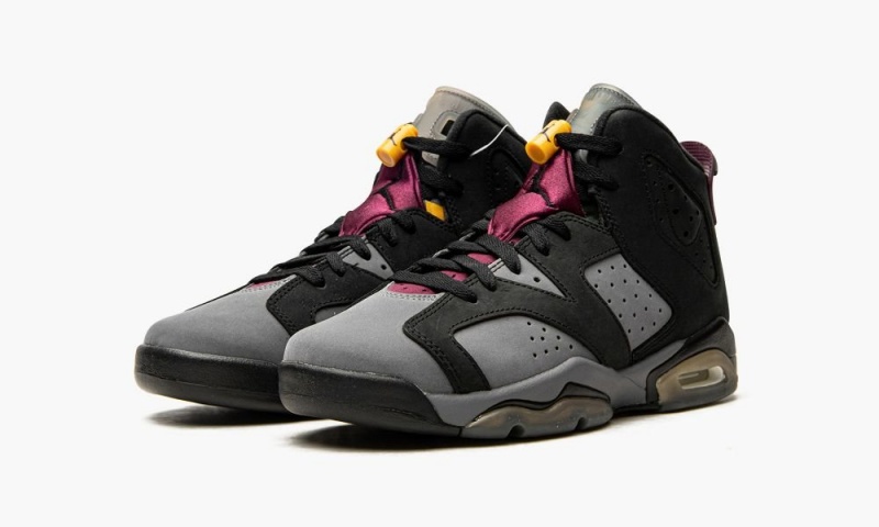 Nike Air Jordan 6 Retro GS 'Bordeaux' Lasten Kengät Mustat Syvä Harmaat | 758BJYAPO