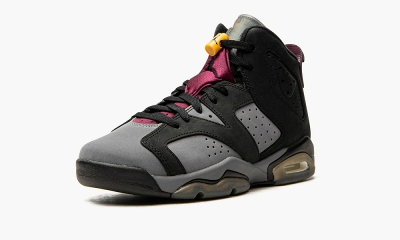 Nike Air Jordan 6 Retro GS 'Bordeaux' Lasten Kengät Mustat Syvä Harmaat | 758BJYAPO