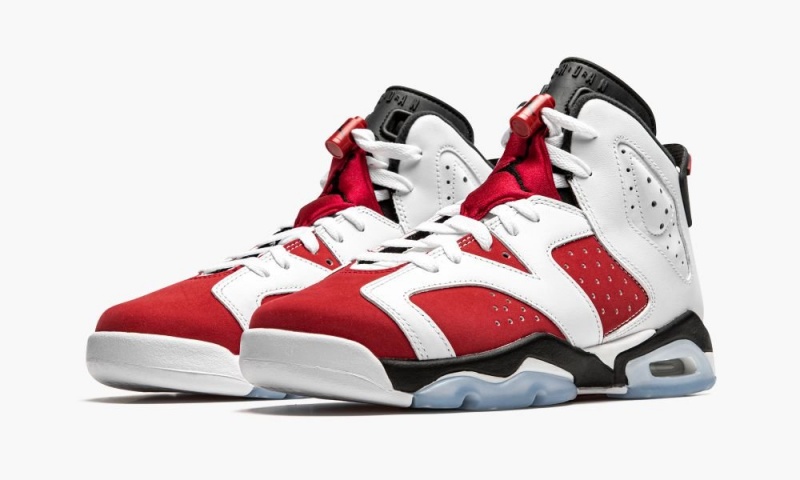 Nike Air Jordan 6 Retro GS 'Carmine' Lasten Kengät Mustat Valkoinen Punainen | 740ERTHAK