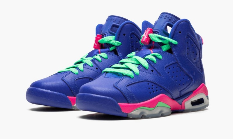 Nike Air Jordan 6 Retro (GS) 'Game Royal' Lasten Kengät Sininen Monivärinen | 053VEPXLO
