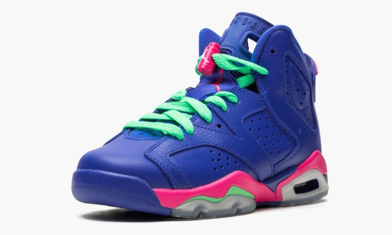 Nike Air Jordan 6 Retro (GS) 'Game Royal' Lasten Kengät Sininen Monivärinen | 053VEPXLO