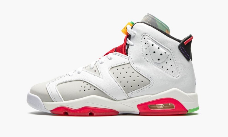 Nike Air Jordan 6 Retro GS \'Hare\' Lasten Kengät Harmaat Mustat Valkoinen | 485ZWVMSC