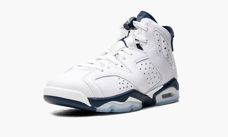 Nike Air Jordan 6 Retro GS 'Midnight Navy 2022' Lasten Kengät Valkoinen Laivastonsininen | 341LQEUKG