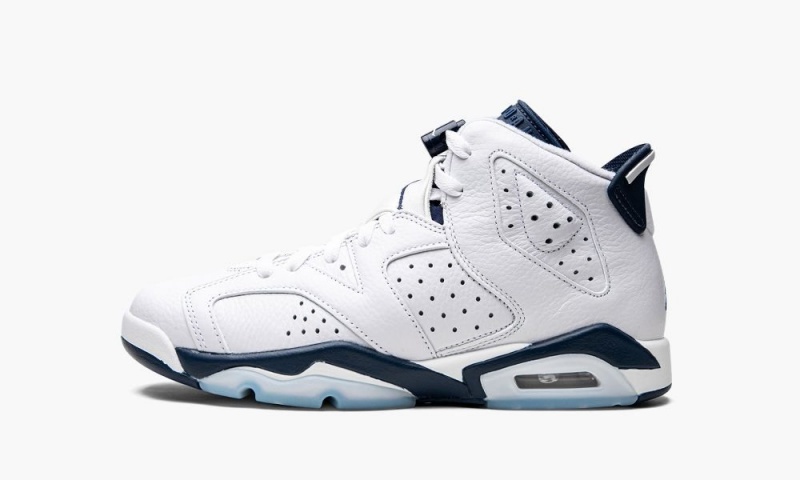 Nike Air Jordan 6 Retro GS \'Midnight Navy 2022\' Lasten Kengät Valkoinen Laivastonsininen | 341LQEUKG