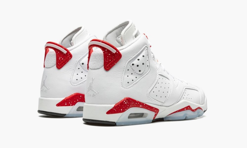 Nike Air Jordan 6 Retro GS 'Red Oreo' Lasten Kengät Valkoinen Punainen Mustat | 786PJXBMC