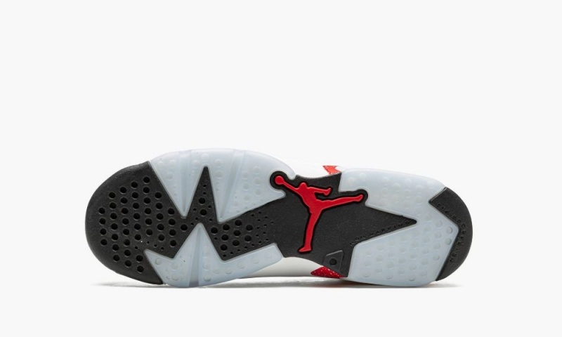 Nike Air Jordan 6 Retro GS 'Red Oreo' Lasten Kengät Valkoinen Punainen Mustat | 786PJXBMC