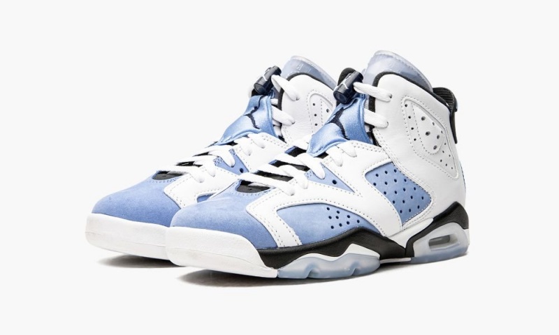 Nike Air Jordan 6 Retro GS 'UNC' Lasten Kengät Sininen Valkoinen | 695ZJXYID