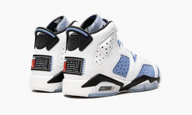 Nike Air Jordan 6 Retro GS 'UNC' Lasten Kengät Sininen Valkoinen | 695ZJXYID