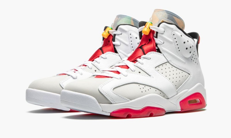 Nike Air Jordan 6 Retro 'Hare' Miesten Kengät Harmaat Valkoinen Punainen | 284DPGNLU