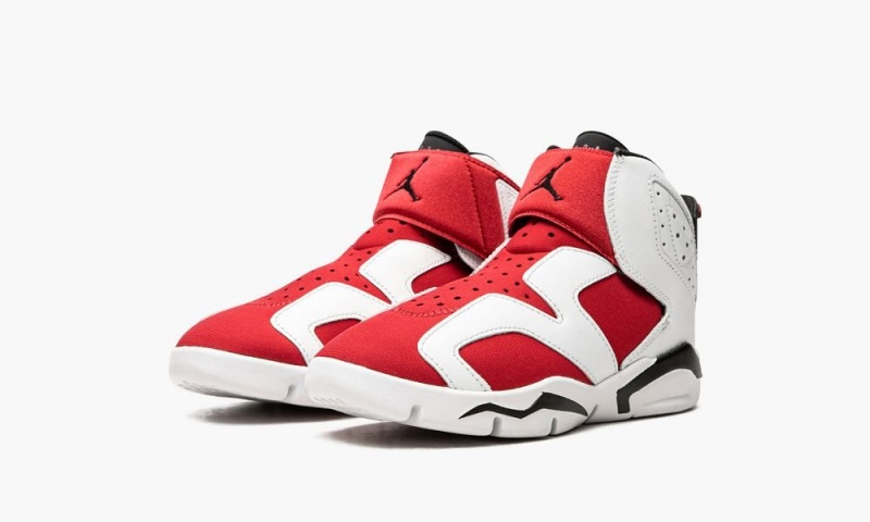 Nike Air Jordan 6 Retro Little Flex 'Carmine' Lasten Kengät Valkoinen Mustat Punainen | 065WYNLXG