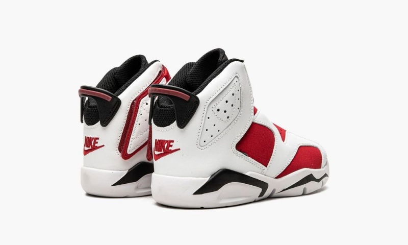 Nike Air Jordan 6 Retro Little Flex 'Carmine' Lasten Kengät Valkoinen Mustat Punainen | 065WYNLXG
