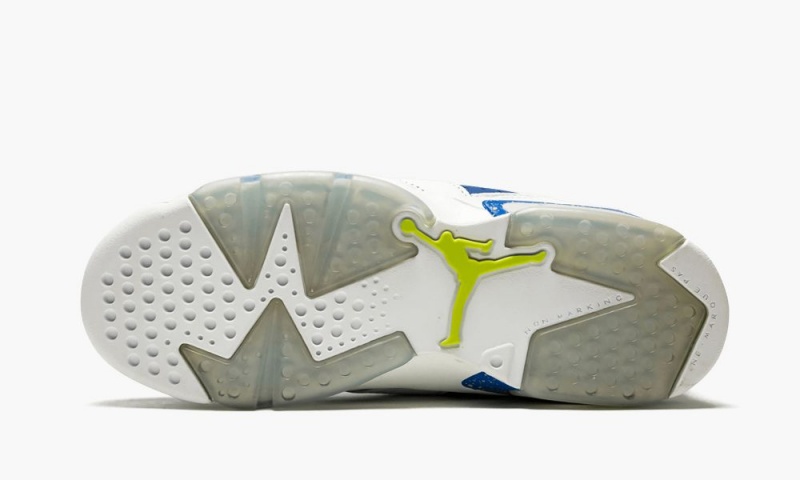 Nike Air Jordan 6 Retro Low BG 'Seahawks' Lasten Kengät Valkoinen Vihreä Sininen | 819CSUHIQ