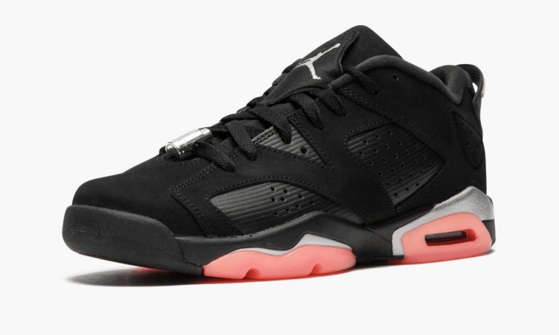 Nike Air Jordan 6 Retro Low GG Lasten Kengät Mustat Metal Hopea | 137UFWMOB