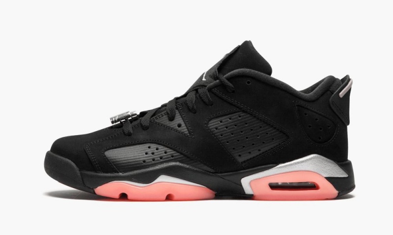 Nike Air Jordan 6 Retro Low GG Lasten Kengät Mustat Metal Hopea | 137UFWMOB