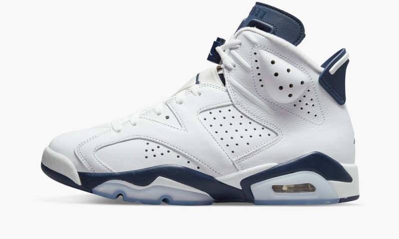 Nike Air Jordan 6 Retro 'Midnight Navy 2022' Miesten Kengät Valkoinen Laivastonsininen | 512MGFOZR