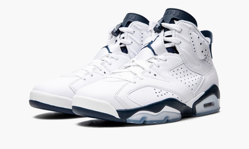 Nike Air Jordan 6 Retro 'Midnight Navy 2022' Miesten Kengät Valkoinen Laivastonsininen | 512MGFOZR