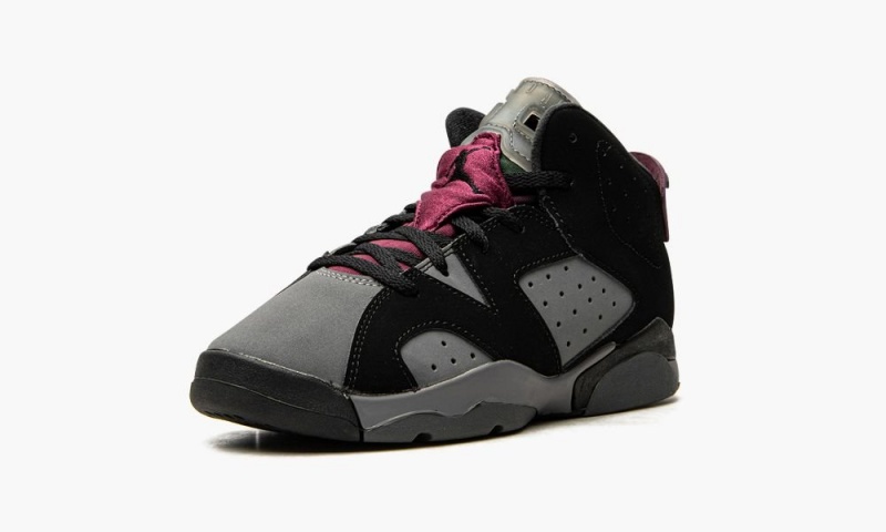 Nike Air Jordan 6 Retro PS 'Bordeaux' Lasten Kengät Mustat Syvä Harmaat | 681SFNBPI