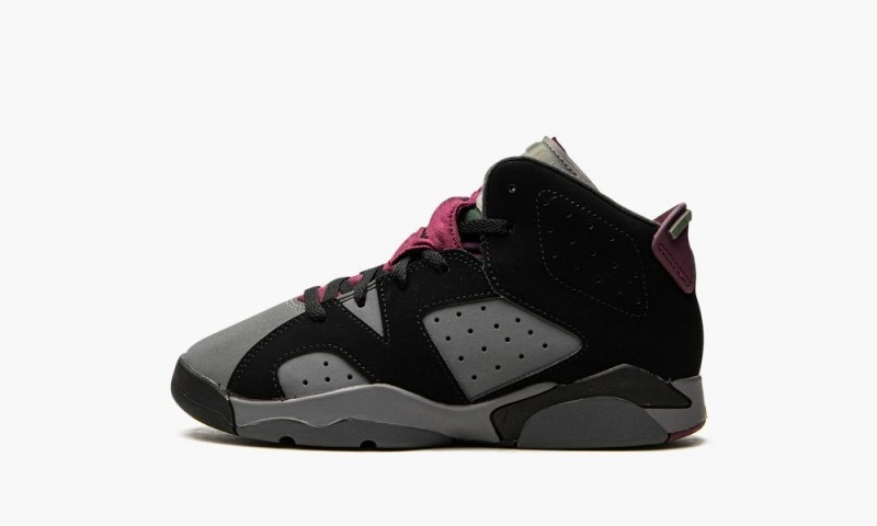 Nike Air Jordan 6 Retro PS \'Bordeaux\' Lasten Kengät Mustat Syvä Harmaat | 681SFNBPI