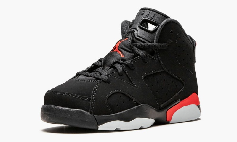 Nike Air Jordan 6 Retro (PS) 'Infrared' Lasten Kengät Mustat | 419UQHCAO