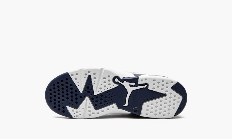 Nike Air Jordan 6 Retro PS 'Midnight Navy 2022' Lasten Kengät Valkoinen Laivastonsininen | 043TKMNSA