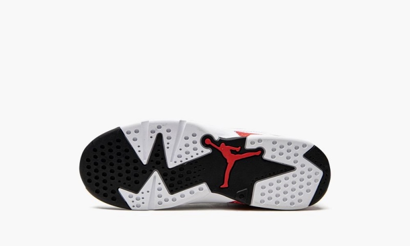 Nike Air Jordan 6 Retro PS 'Red Oreo' Lasten Kengät Valkoinen Punainen Mustat | 087GHQAIL