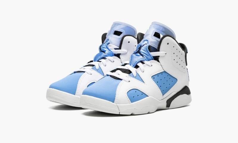 Nike Air Jordan 6 Retro PS 'UNC' Lasten Kengät Sininen Valkoinen | 194SLNZKE